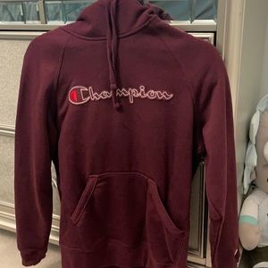 Red wine champion hoodie size S